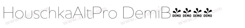 HouschkaAltPro DemiB字体转换